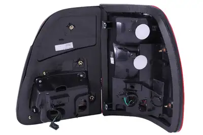 ANZO USA Toyota Land Cruiser Fj100 98-05 LED Tail Lights g2 Chrome Red/Clear Lens 2pc