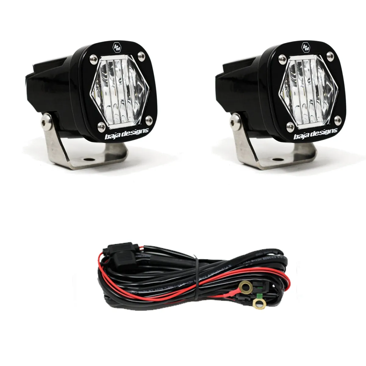 Baja Designs S1 Black LED Auxiliary Light Pod Pair - (Choose Color/Pattern) product image