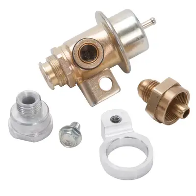 Edelbrock Edelbrock 17401 Fuel Pressure Regulator Kit with Rail Mount