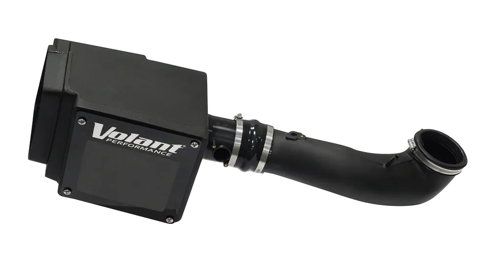 Volant Cold Air Intake Kit; Incl. Closed Filter Box/Air Duct/DryTech 3D Synthetic Filter/Connectors/Clamps;