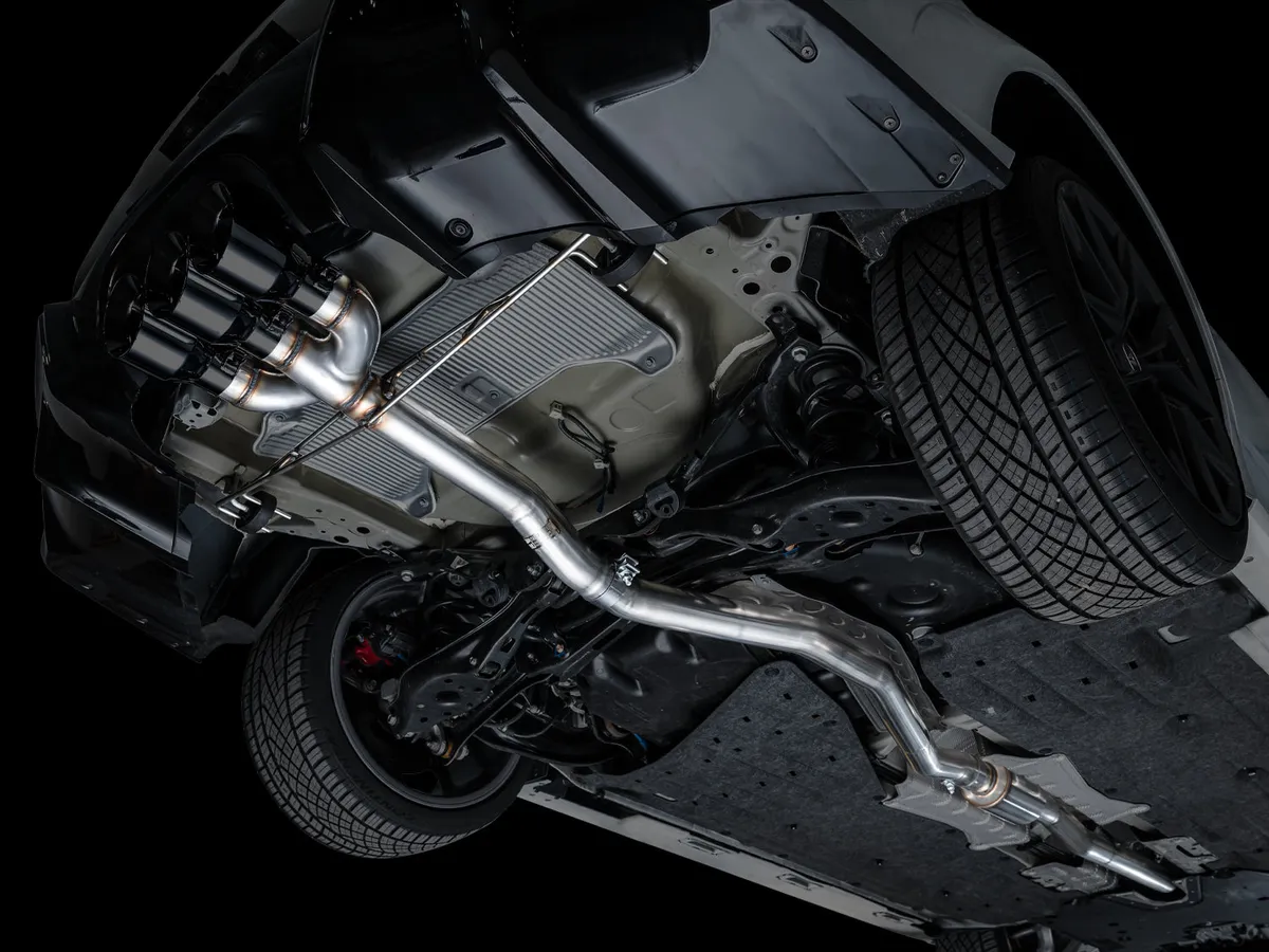 AWE Track Edition Exhaust for DE5 Integra Type-S - Triple Chrome Silver Tips product image