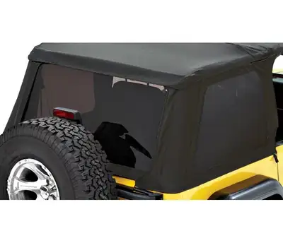 Bestop Black Diamond Window Kits, Tinted Window Kit, Tinted for Trektop NX Jeep 97-06 Wrangler