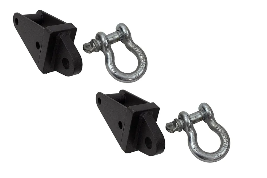 Jeep JK Rear D-Ring Frame Mounts 2007 to 2018 JK Wrangler, Rubicon and Unlimited Fishbone Offroad product image