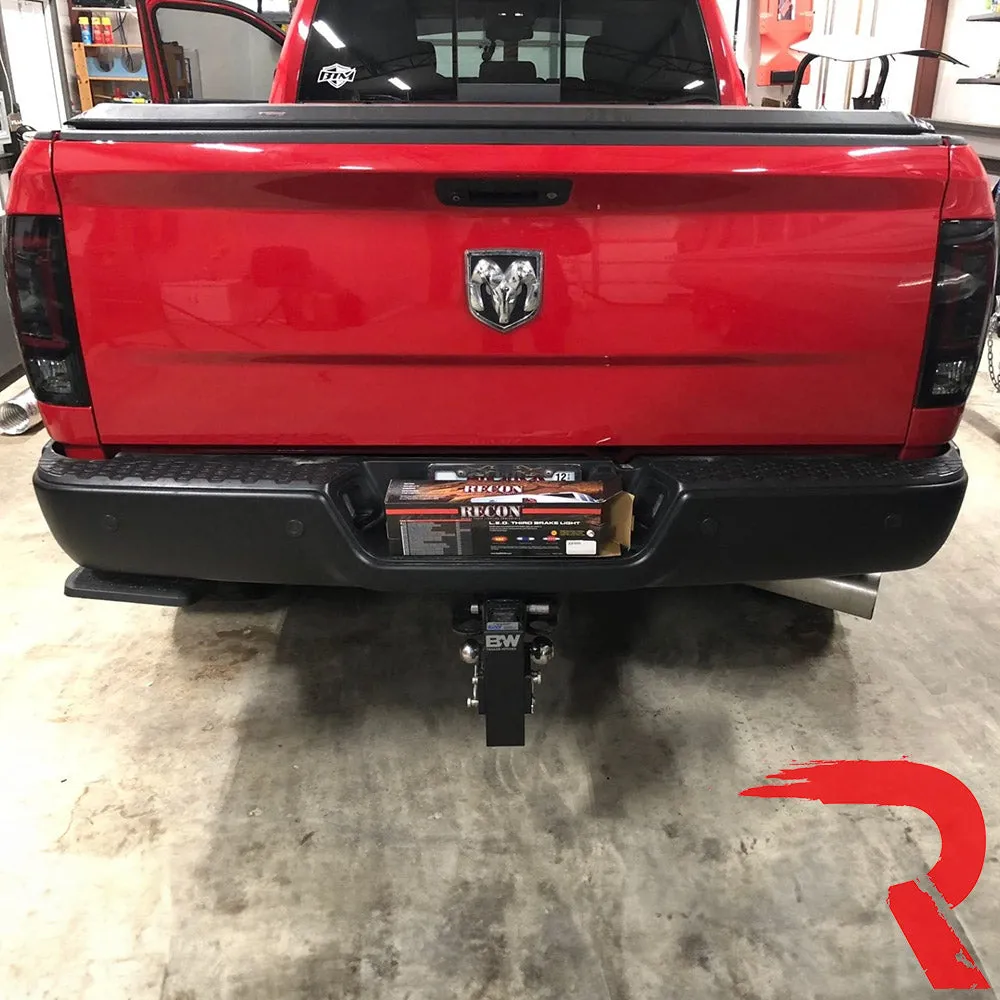 Dodge 09-18 RAM 1500 And 10-18 RAM 25003500 Oled Tail Lights Replaces Factory OEM Halogen Tail Lights - Smoked Lens product image