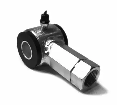 Steinjager Steinjäger 3/8-24 LH Poly Bushings, Female 9/16 Bore 2.50 Wide Zinc Plated Housing