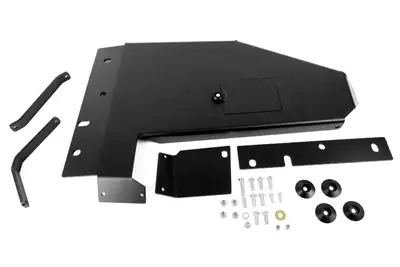Rock Hard 4X4 Rock Hard 4x4 Aluminum Short Arm Oil Pan/Transmission Skid Plate - JK