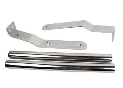 Kentrol Jeep CJ/YJ Grill Guard 87-06 Wrangler TJ/YJ Polished Silver Kentrol