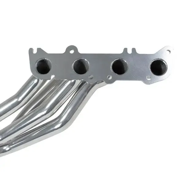 Ford Mustang Coyote Swap 1-3/4 Long Tube Exhaust Headers Polished Silver Ceramic 86-04 product image