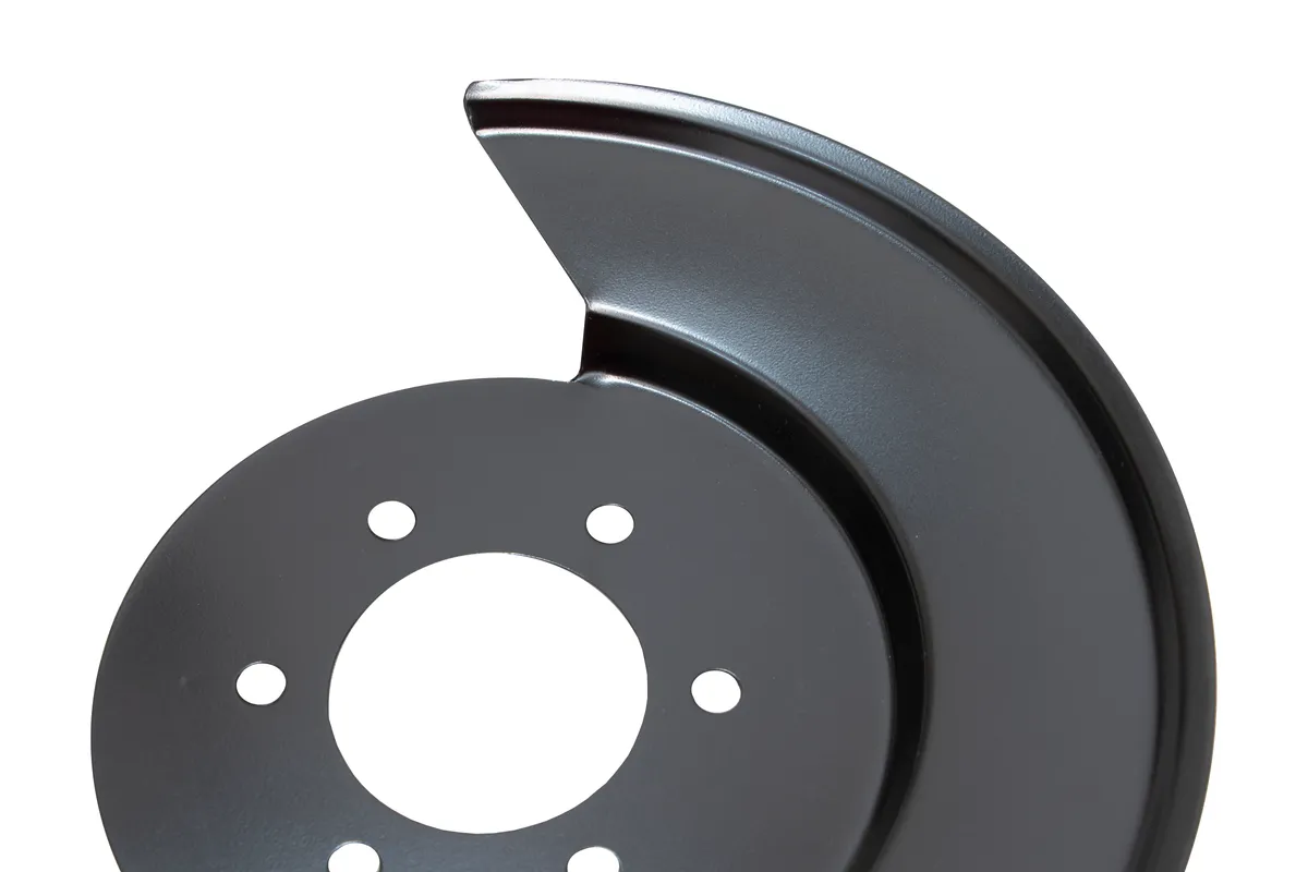 7883 Cj5/7686 Cj7/8186 Cj8 Disc Brake Dust Cover Stainless Steel 2 Stage Gloss Powder Coat product image