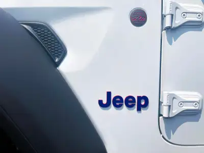 Under The Sun Inserts Blue Jeep Fender Emblem Overlay Vinyl Decals 2pk