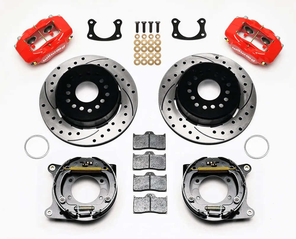 Wilwood FDLI PS P-B Kit Drilled-Red New Big Ford 2.50in Offset product image