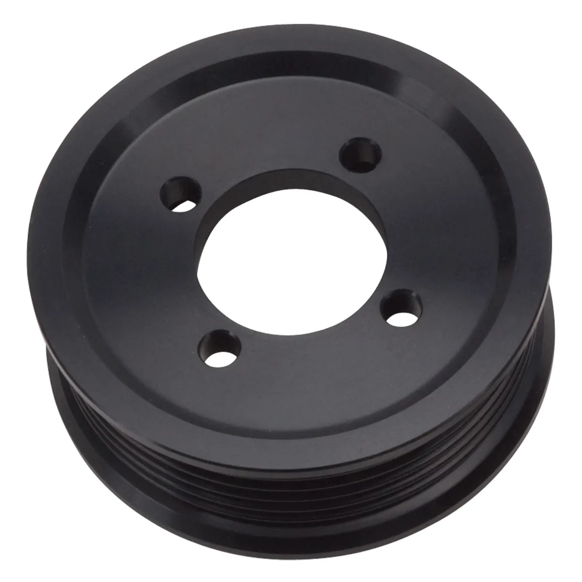 Edelbrock 15821 3.25 6-Rib E-Force S/C Pulley in Black Finish for Stage 3 - Pro Tuner System product image