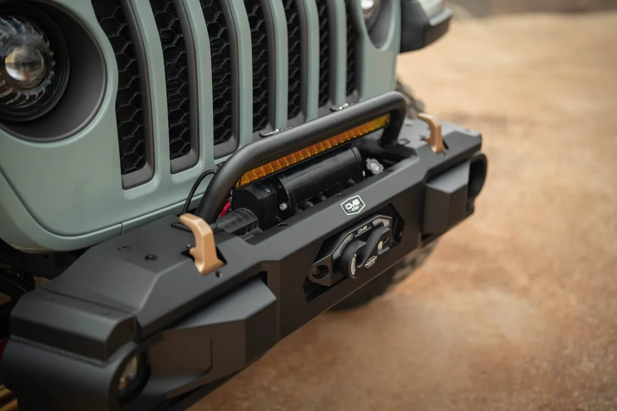 2018-2025 Jeep Wrangler JL & 2020-2025 Gladiator JT DV8 Offroad OE Plus Front Bumper product image
