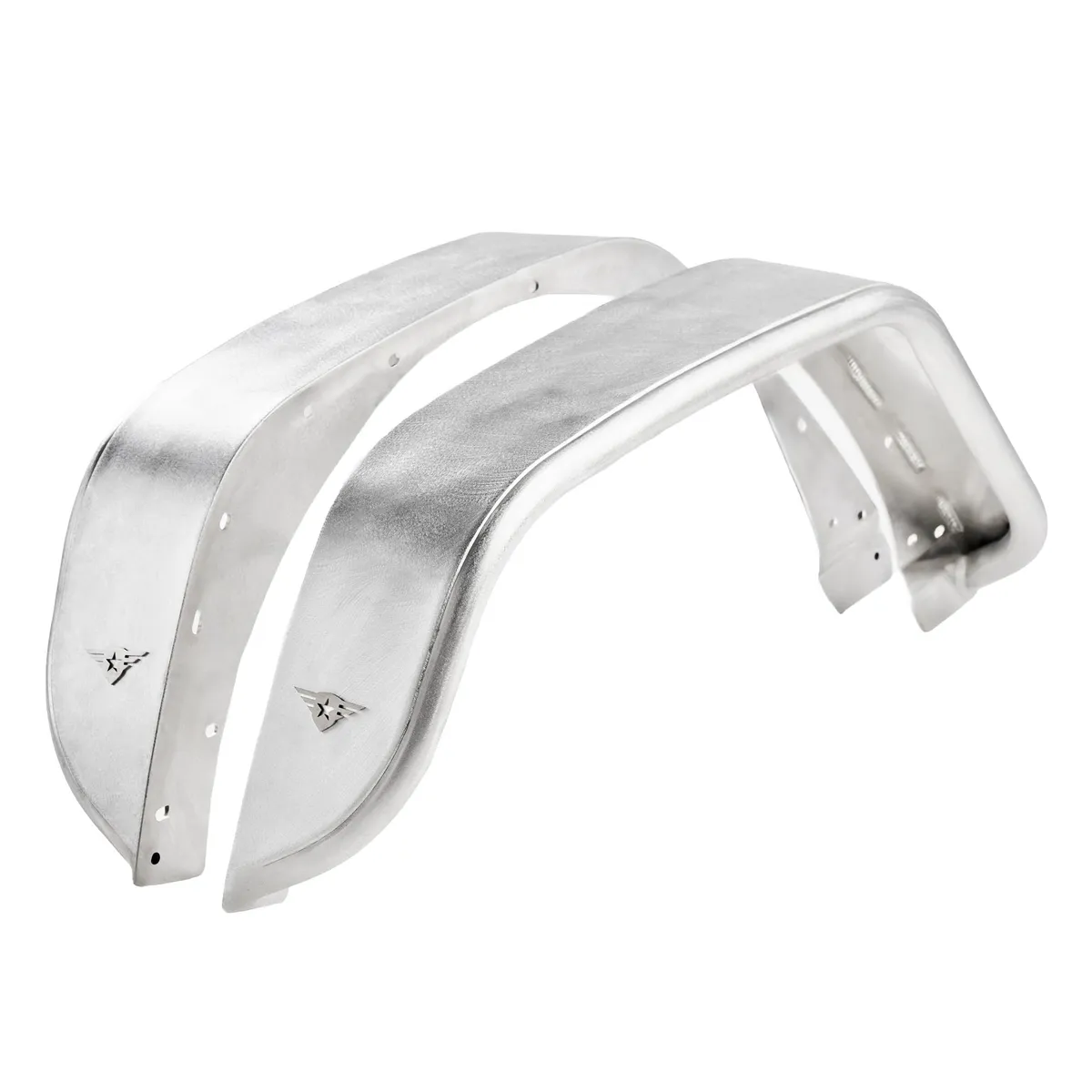 Combat Off Road Jeep JL/JLU Full Assault Raw Aluminum Fender Kit - Front 25-1176 product image
