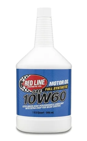 10W60 Synthetic Motor Oil 1 Quart Red Line Oil product image