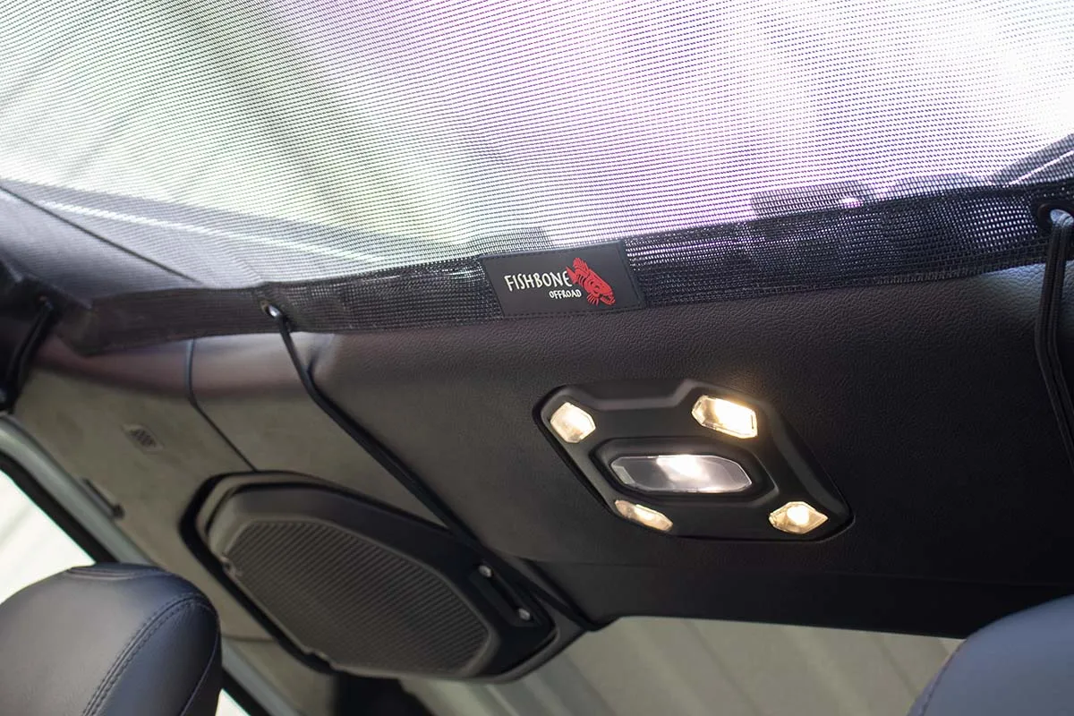 2018-Present Jeep Wrangler JL/U and 2018-Present Jeep Gladiator JT Front Sun Shade Fishbone Offroad product image