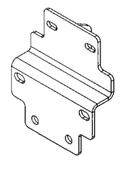 Go Rhino go Rhino D64155tk - Dominator Xtreme d1 d2 d6 Dss dt Side Steps - Mounting Brackets Only - Textured Black