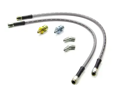 Wilwood Brakes Wilwood Flexline Kit 94-03 Mustang w SL6 Front Caliper