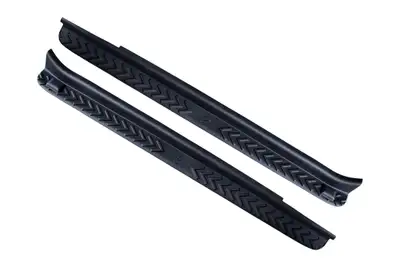Fishbone Offroad 0718 Wrangler 2 Door Tpc Plastic Offroad Door Entry Guards Matte Black Finish(Sold as Pair)