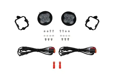 Diode Dynamics SS3 SAEDOT Type NO Fog Light Kit Cool White 6000K Sport 14.5 watts White SAE Fog Diode Dynamics