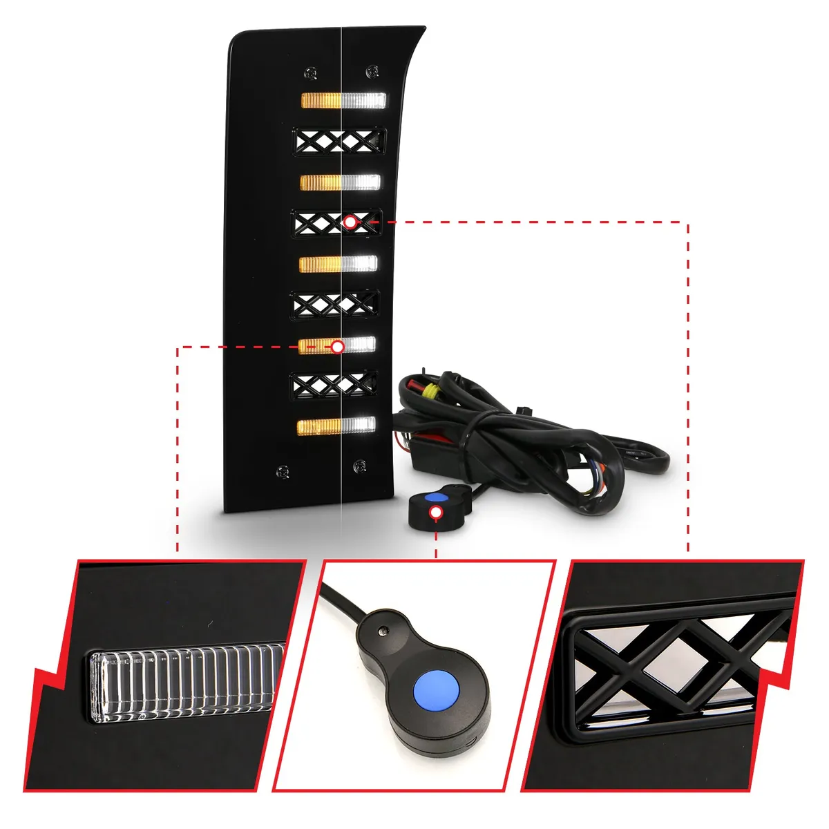 Full LED DRL Vent Lights product image