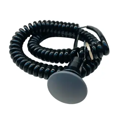 DRAG RACE SOLUTIONS Shredder Transbrake Button w/Cord -Grey