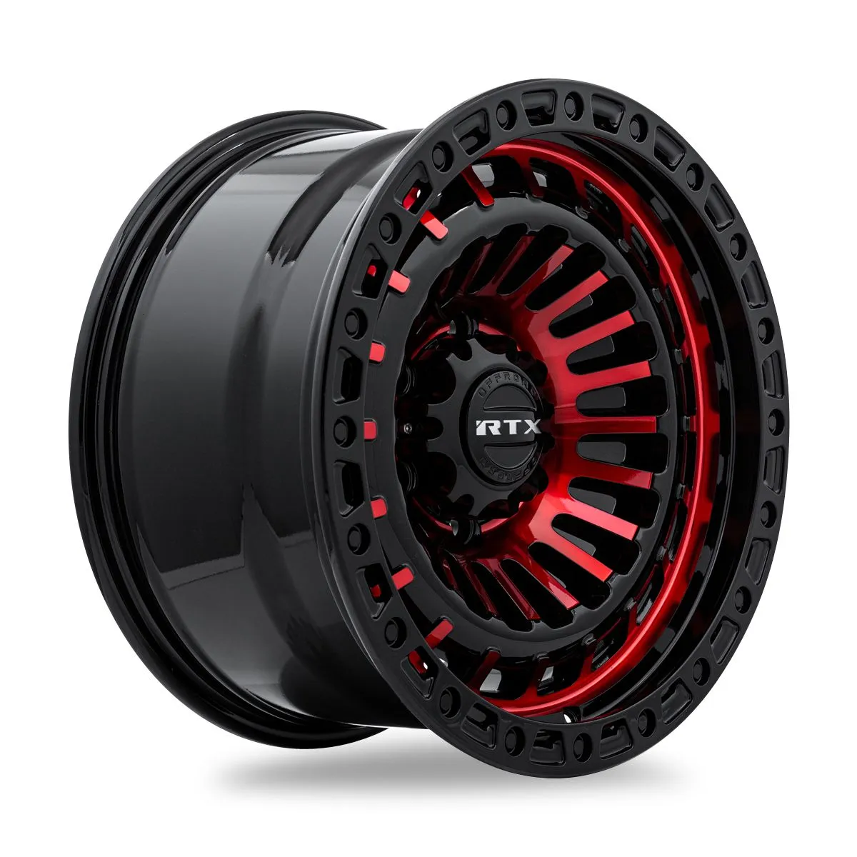 Moab 17x9 5x127 Et15 Cb71.5 Gloss Black Machined Red product image