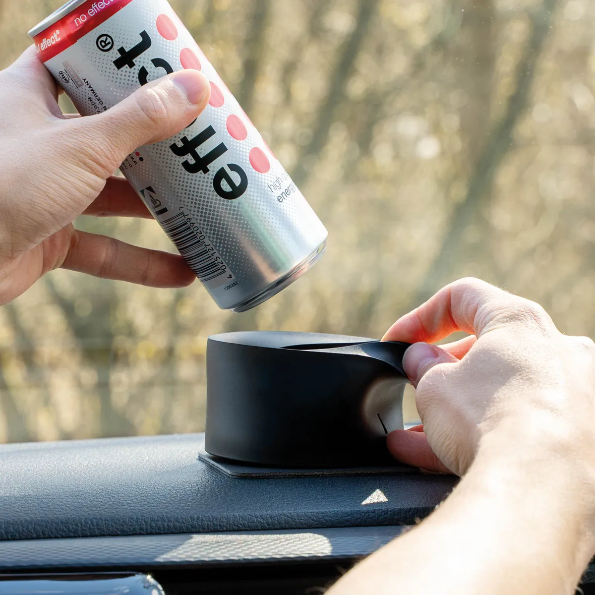 Magnetic holder UNIVERSAL for cans and bottles including pad product image