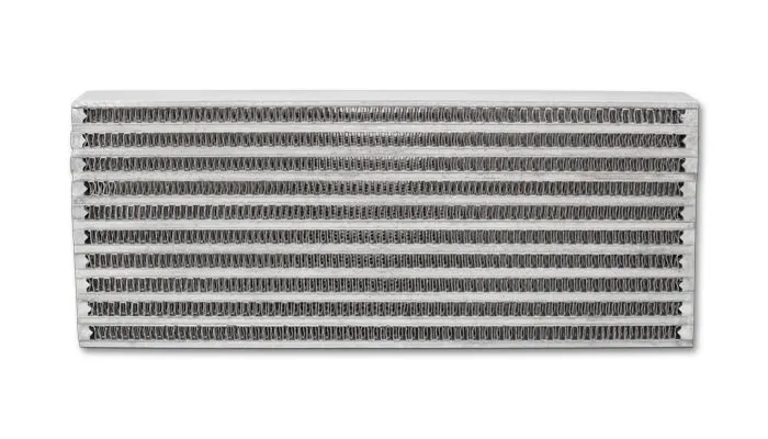 Vibrant Performance Universal Oil Cooler Core; 10 in. Core Width; 1.25 in. Core Thickness; 4 in. Height; 6061 Aluminum;
