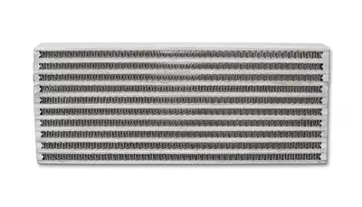 Vibrant Performance Universal Oil Cooler Core; 10 in. Core Width; 1.25 in. Core Thickness; 4 in. Height; 6061 Aluminum;