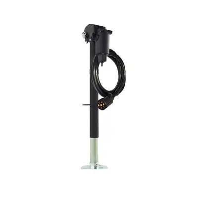 Ultra Fab Products Ultra 35027 Electric Tongue Jack w/ 7way Plug 2 in Tube 3500 LB Capacityblack