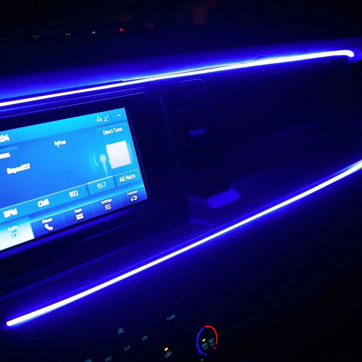 2021-2025 Ford Bronco Dynamic ColorSHIFT LED Dash Kit - USB Plug & Play Interior Lighting product image