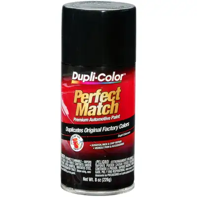 Dupli-Color Exactmatch Automotive Paint; Universal Gloss Black; 8 Oz. Aerosol