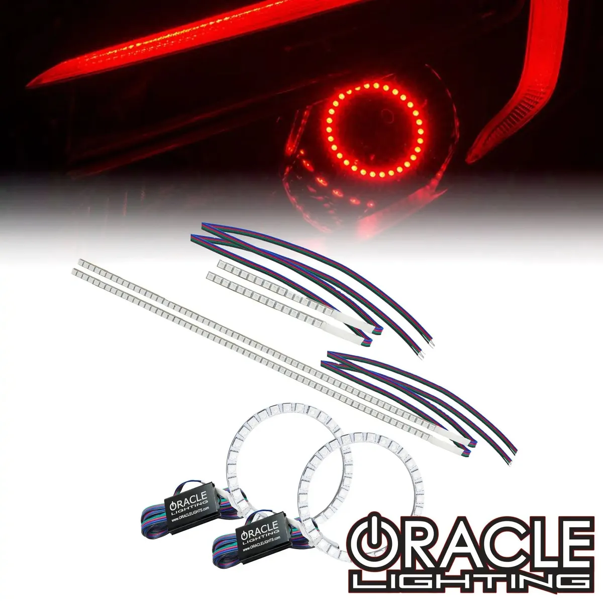 Oracle Lighting ORACLE Lighting 2016-2020 Honda Ridgeline ColorSHIFT DRL Upgrade w/Halo Kit
