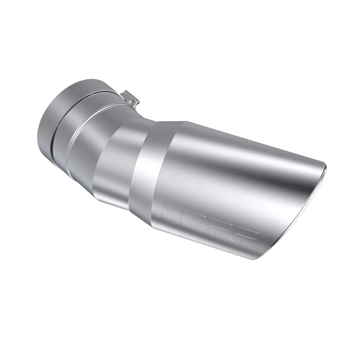2015-UP Chevrolet/ GMC 2500/ 3500 Duramax Exhaust Tip 6 Inch O.D. Angled Rolled End 5 Inch Inlet 15 1/2 Inch Length 30 Degree Bend T304 Stainless Steel MBRP product image