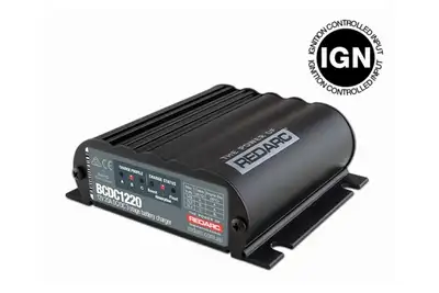 REDARC 12v 20a Smart Start Dc/Dc 3 Stage Battery Charger Ign Ctrl No Solar