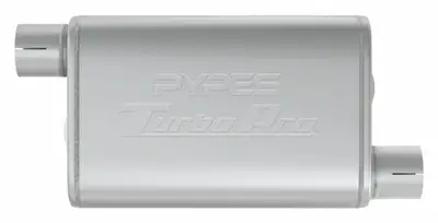 Pypes Performance exhaust Turbo Pro Muffler 3.0 Inch Offset Inlet/Offset Outlet Pypes Exhaust