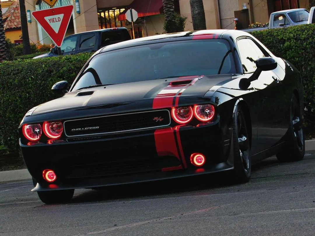 ORACLE Lighting 2008-2014 Dodge Challenger LED Headlight Halo Kit - Standard Mount product image