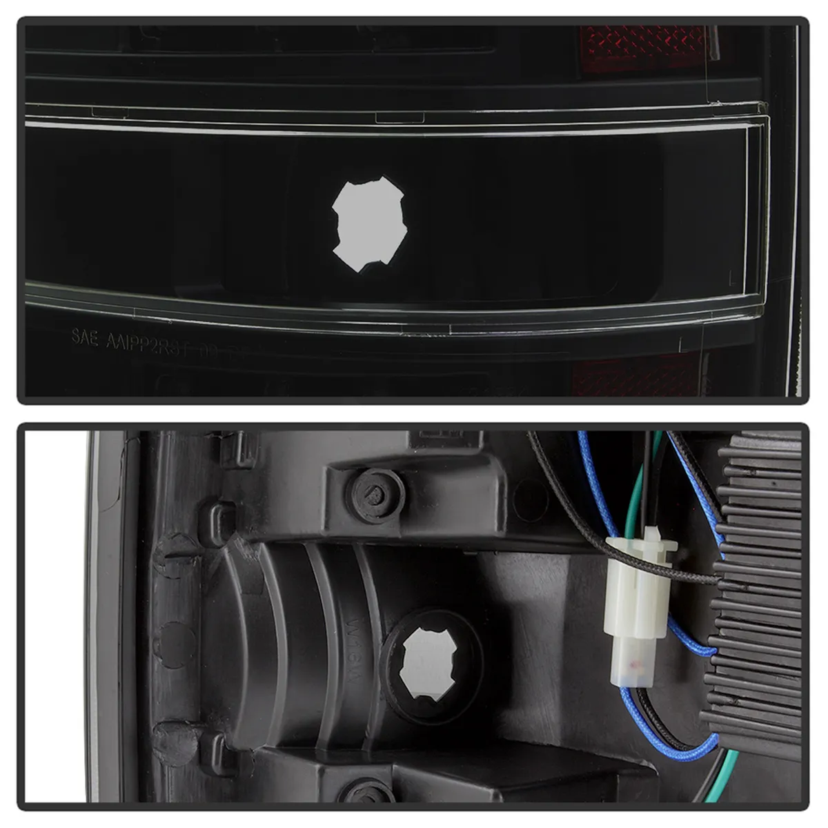 0914 F150light Bar LED Tail Lights Black Smoked product image