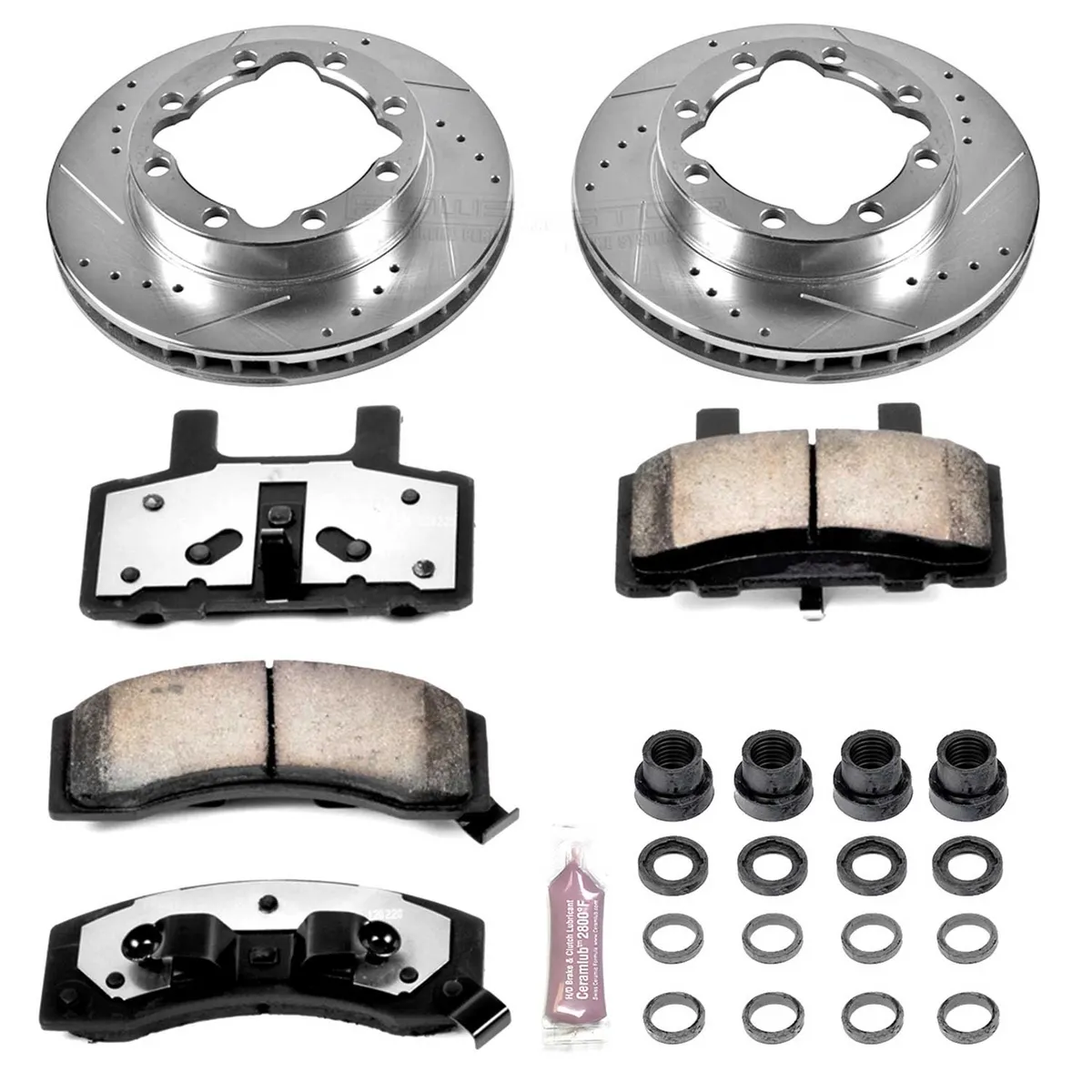 Z36 Truck Tow Brake Kit Front 1994-1999 Chevy K1500 Suburban 4WD 1988-2000 Chevy K2500 Pickup 1992-19 product image