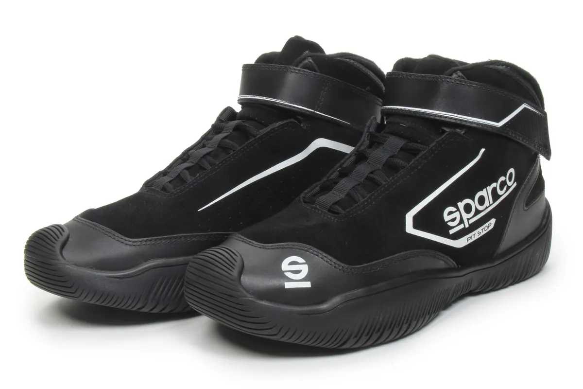 Sparco Motor Sports Shoe Pit Stop 2 Size 12 Black