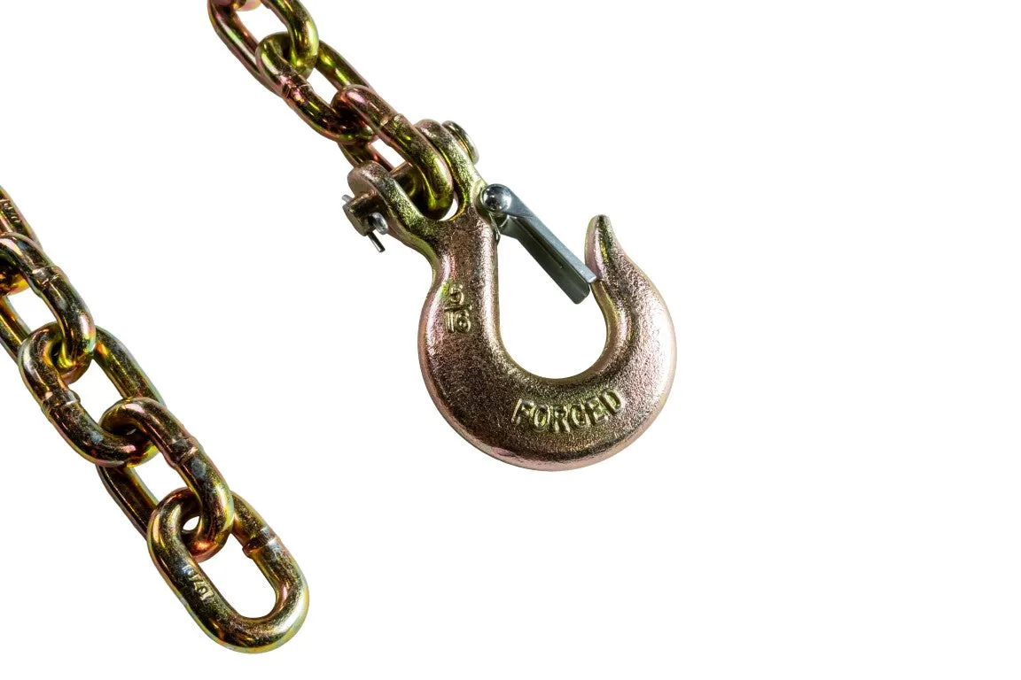 Bulletproof Medium Duty 5/16in Safety Chainsgold Chromatepair product image