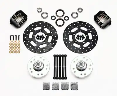 Wilwood Brakes Wilwood DLS Front Drag Kit Drilled Rotor Chassis Eng. Strut