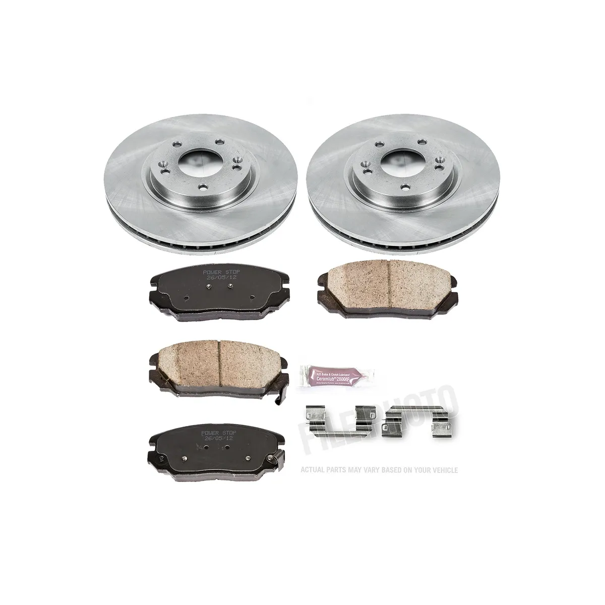 Z17 Direct Replacement Kit: Rotors; Ceramic Pads W/Hardware product image