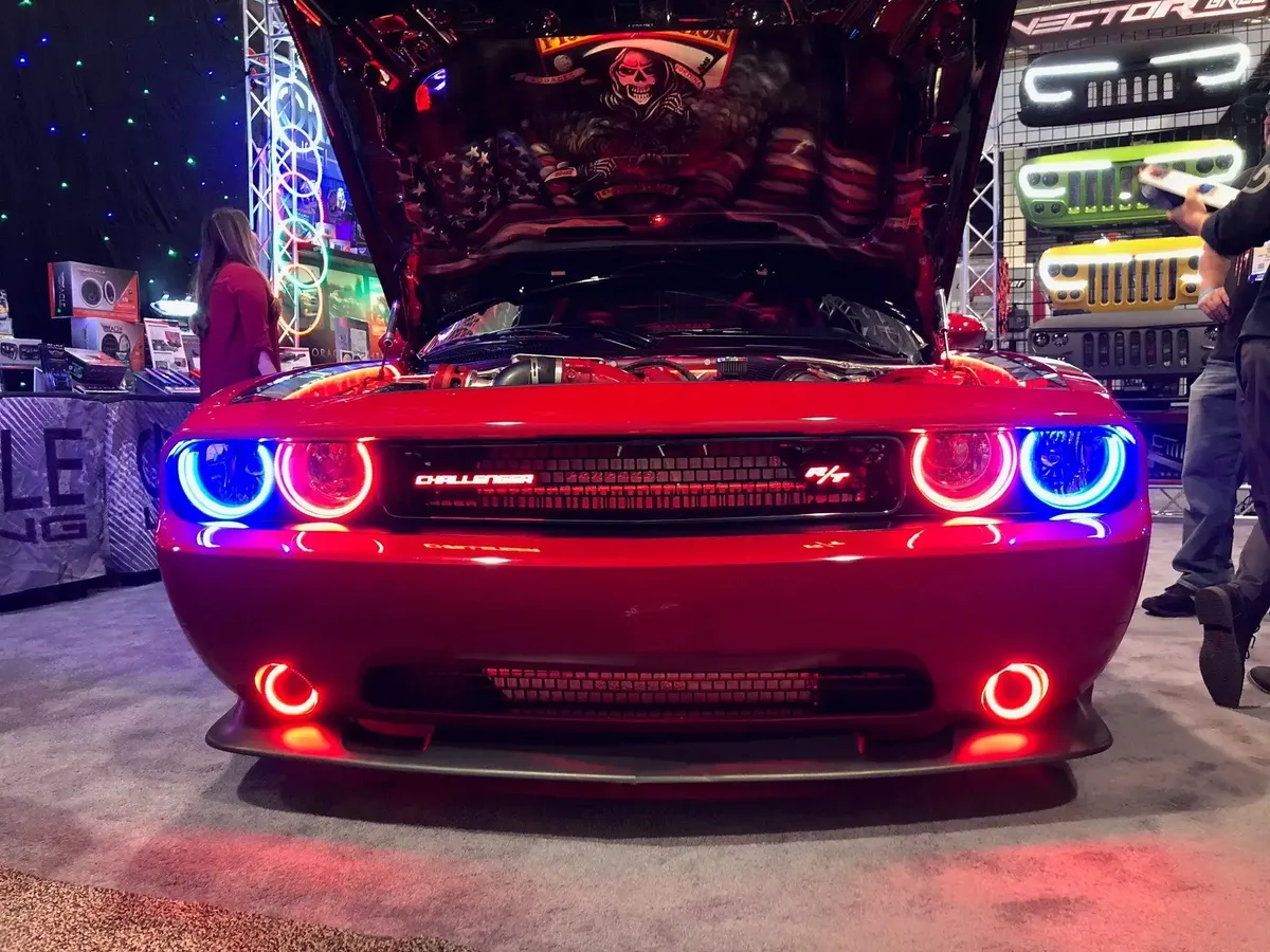 ORACLE Lighting 2008-2014 Dodge Challenger LED Fog Light Halo Kit - Surface Mount product image