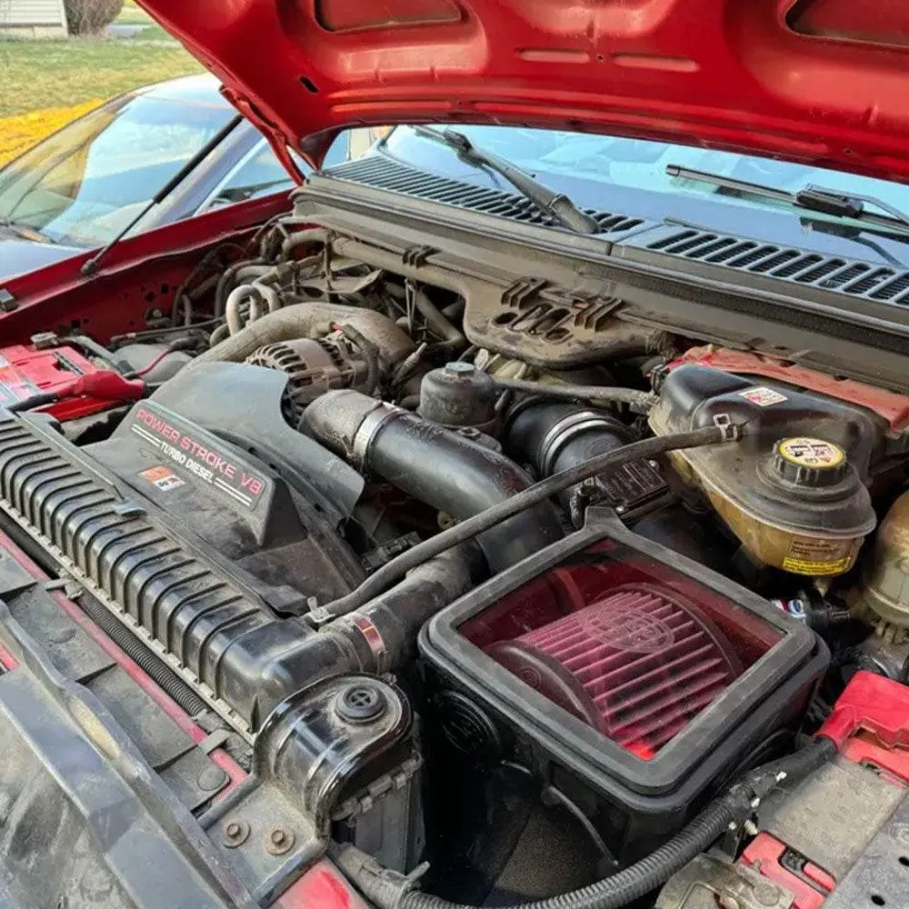 2003-07 F250/F350/F450/F550 V8-6.0L Powerstroke Cold Air Intake (Dry Disposable Filter) product image