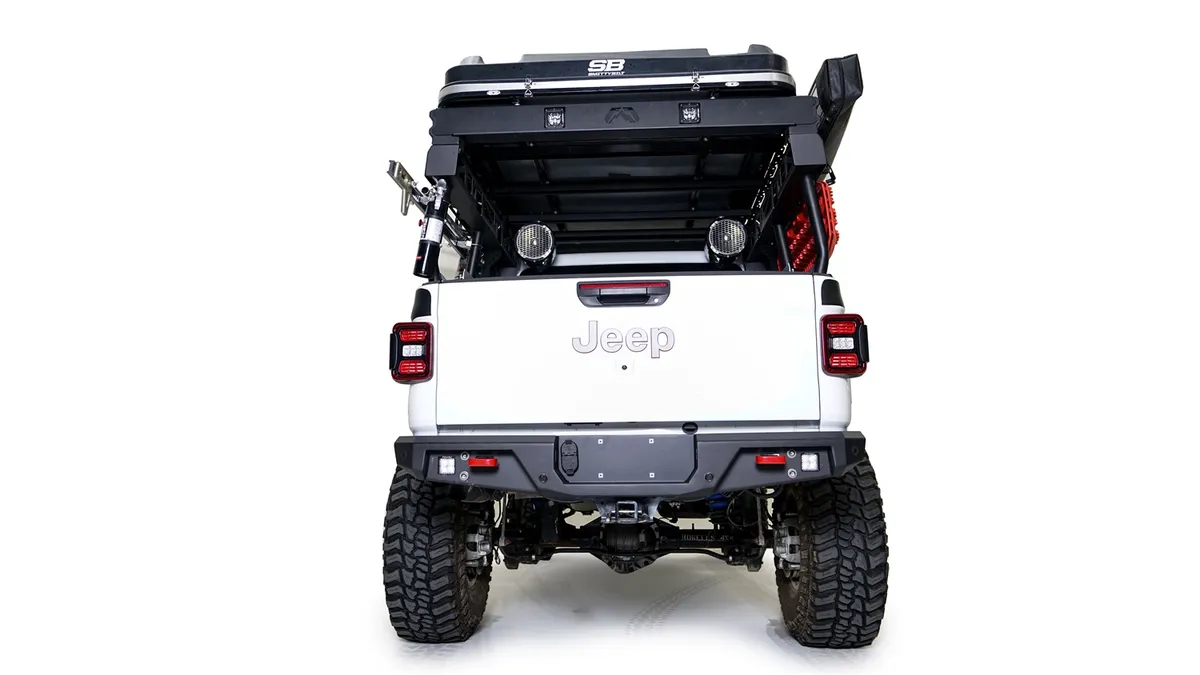 20c Gladiator Standard Rear With Sensors Premium Rear Bumper product image