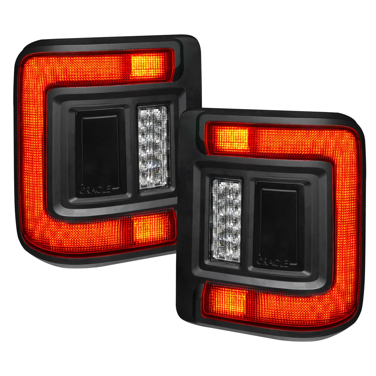 V2 | Flush Mount LED Tail Lights for Jeep Wrangler JL | Low-Profile | Plug-and-Play product image