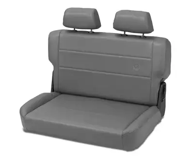 Bestop Charcoal/Gray Trailmax II Seats Trailmax II F & T Bench Seat, Rear, all vinyl Jeep 55-95 CJ5 , CJ7 & Wrangler;