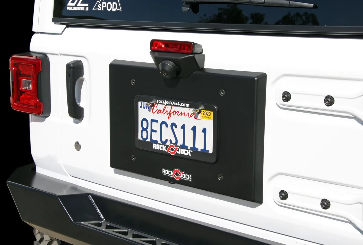 JL Spare Tire Mount Delete And Vent Cover 18-Up Wrangler JL Includes Back-Up Camera and 3rd. Brake Light Mount All Mounting Hard product image